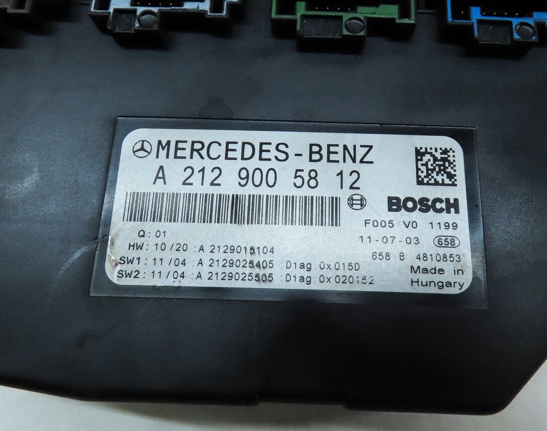 Thumbnail 6: 2012 MERCEDES C-CLASS (W204) FRONT SIGNAL ACQUISITION MODULE SAM 2129005812