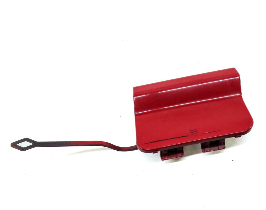Thumbnail 3: 2012 MERCEDES C-CLASS (W204) REAR TOW HOOK COVER TRIM (FIRE OPAL RED 590U)