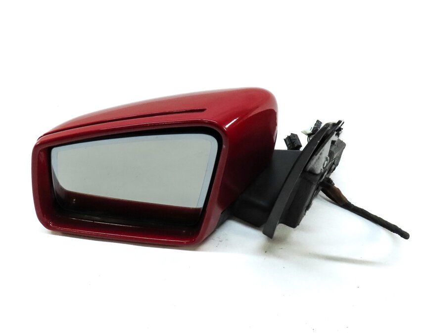 Thumbnail 3: 12-14 MERCEDES C250 (W204) LEFT DRIVER HEATED AUTODIM MEMORY DOOR MIRROR (RED)
