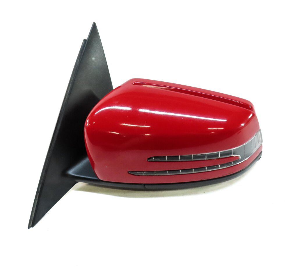 Thumbnail 6: 12-14 MERCEDES C250 (W204) LEFT DRIVER HEATED AUTODIM MEMORY DOOR MIRROR (RED)