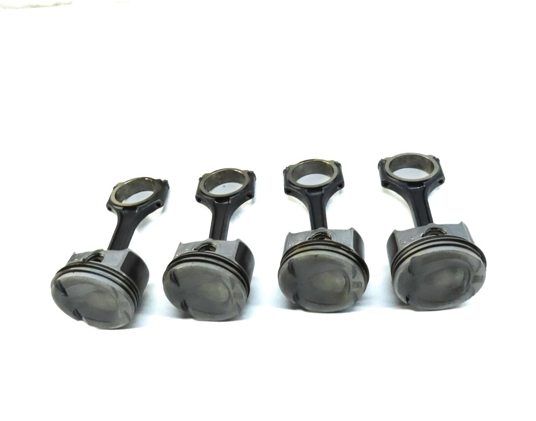 Thumbnail 3: 12-15 MERCEDES C250 SLK250 (W204 R172) 1.8L M271 TURBO ENGINE PISTON w/ ROD SET4