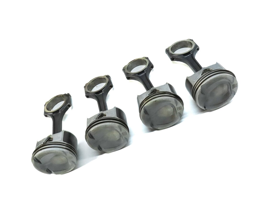 Thumbnail 4: 12-15 MERCEDES C250 SLK250 (W204 R172) 1.8L M271 TURBO ENGINE PISTON w/ ROD SET4