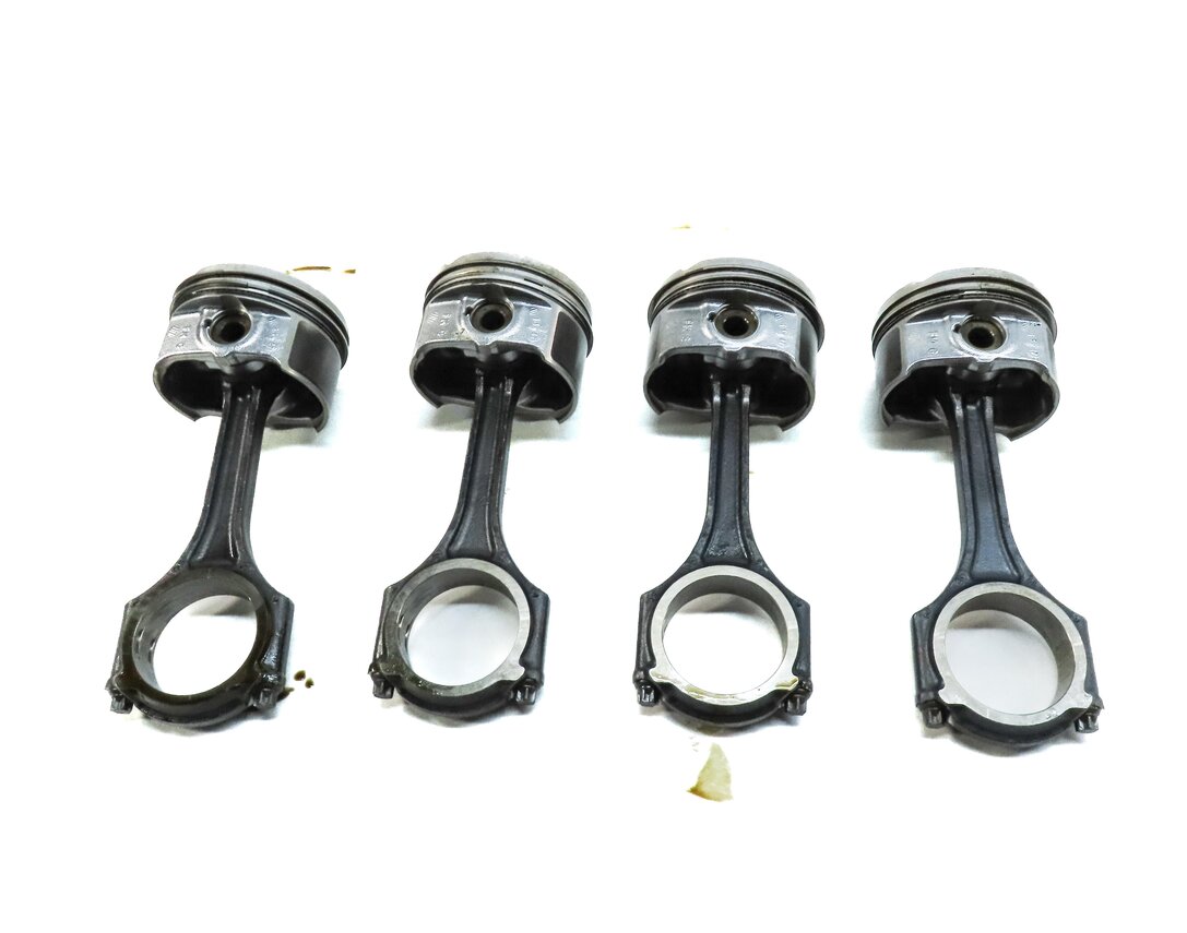 Thumbnail 5: 12-15 MERCEDES C250 SLK250 (W204 R172) 1.8L M271 TURBO ENGINE PISTON w/ ROD SET4