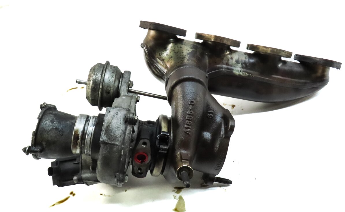 Thumbnail 5: 12-15 MERCEDES BENZ C250 SLK250 (W204 R172) 1.8L M271 TURBO ENGINE TURBOCHARGER