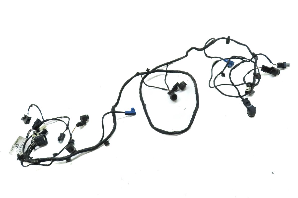 Thumbnail 3: 2013 RANGE ROVER EVOQUE (L538) FRONT PARK ASSIST PDC SENSOR SET6 BLACK & HARNESS