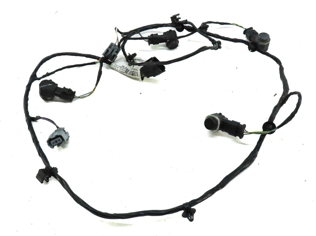 Thumbnail 4: 13 RANGE ROVER EVOQUE L538 REAR PARK ASSIST PDC SENSOR SET4 BLACK & WIRE HARNESS