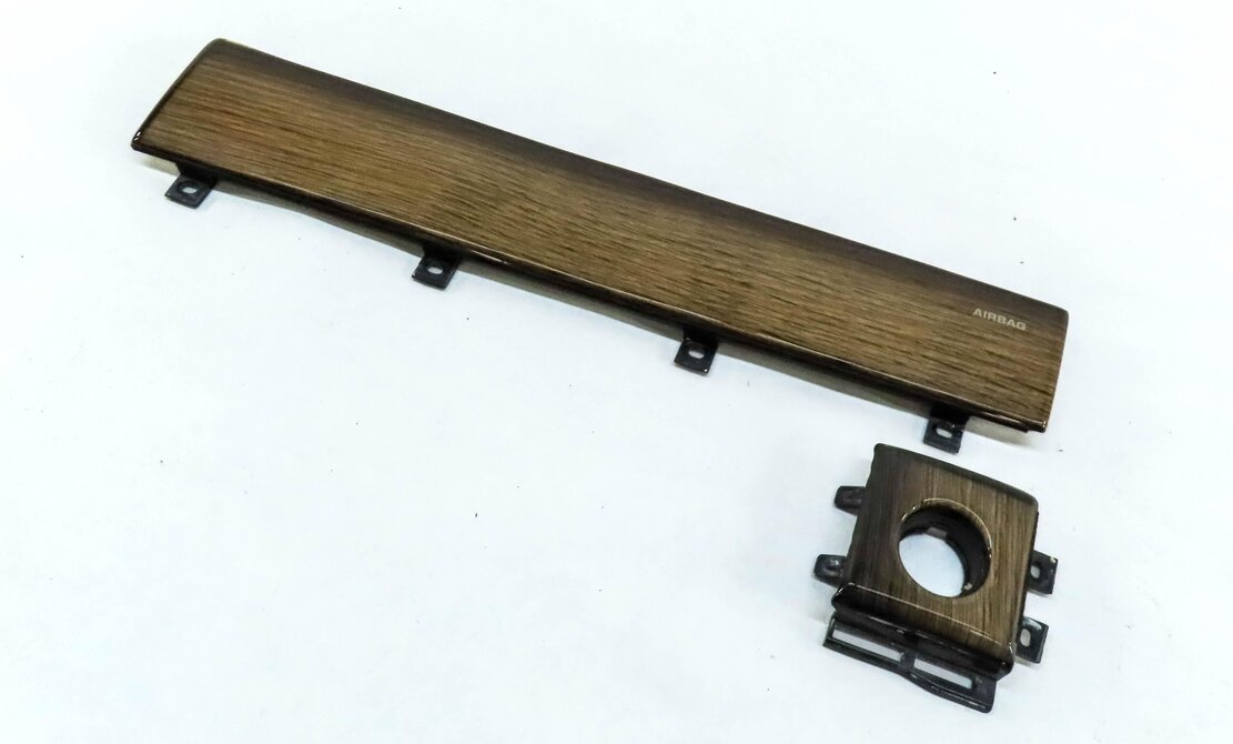 2013 LAND RANGE ROVER EVOQUE (L538) DASH & IGNITION TRIM SET2 DARK GRAY OAK WOOD