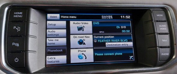 Thumbnail 1: 2012-2013 RANGE ROVER EVOQUE (L538) RADIO STEREO MEDIA NAVIGATION TOUCH SCREEN
