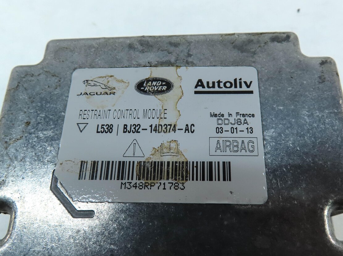 Thumbnail 4: 2012-2013 RANGE ROVER EVOQUE (L538) SRS BAG CONTROL MODULE