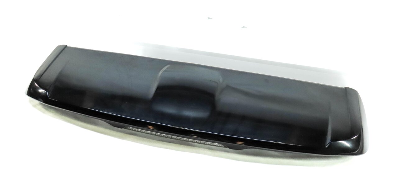 Thumbnail 1: 2012-2015 RANGE ROVER EVOQUE (L538) REAR SPOILER WING w/ 3rd BRAKE LIGHT (BLACK)