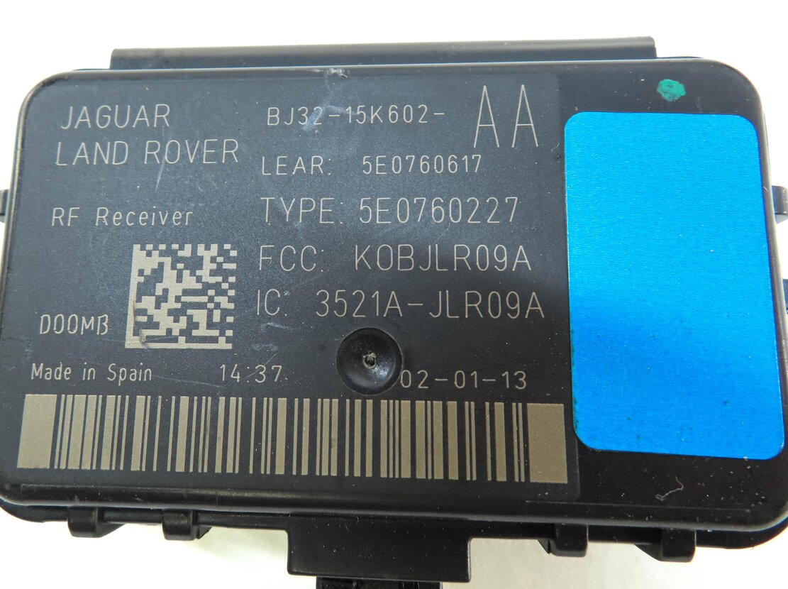 Thumbnail 15: 12-13 RANGE ROVER EVOQUE (L538) 2.0L TURBO ENGINE ECM IMMOBILIZER MODULE KEY SET