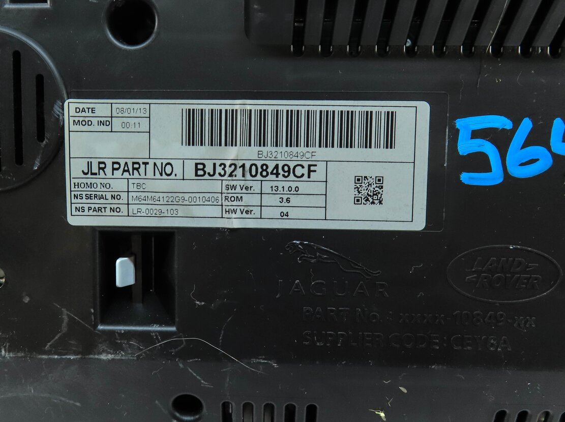 Thumbnail 21: 12-13 RANGE ROVER EVOQUE (L538) 2.0L TURBO ENGINE ECM IMMOBILIZER MODULE KEY SET