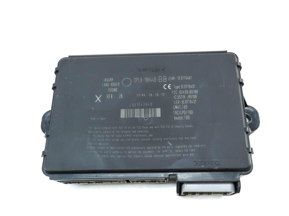 Thumbnail 5: 12-13 RANGE ROVER EVOQUE (L538) 2.0L TURBO ENGINE ECM IMMOBILIZER MODULE KEY SET