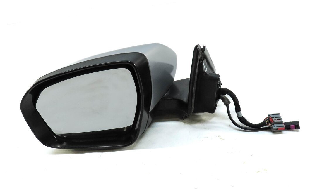 Thumbnail 4: 12-13 RANGE ROVER EVOQUE LEFT DOOR MIRROR P-FOLD HEATED MEMORY CAMERA (SILVER)