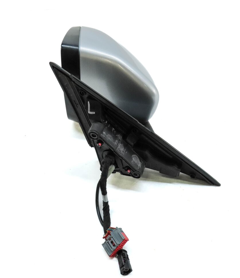 Thumbnail 6: 12-13 RANGE ROVER EVOQUE LEFT DOOR MIRROR P-FOLD HEATED MEMORY CAMERA (SILVER)