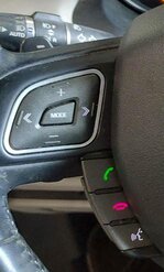 Thumbnail 2: 12-19 RANGE ROVER EVOQUE L538 HEATED SPORT STEERING WHEEL w/ SWITCHES & PADDLES