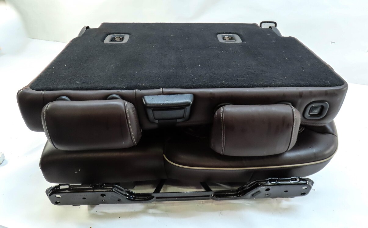 Thumbnail 5: 2014 MERCEDES GL550 X166 REAR RIGHT 2ND ROW FOLDING SEAT ASSEMBLY DESIGNO BROWN