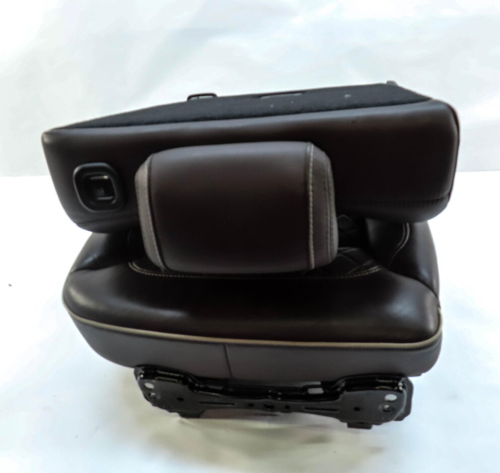 2014 MERCEDES GL550 (X166) REAR LEFT 2ND ROW FOLDING SEAT ASSEMBLY DESIGNO BROWN