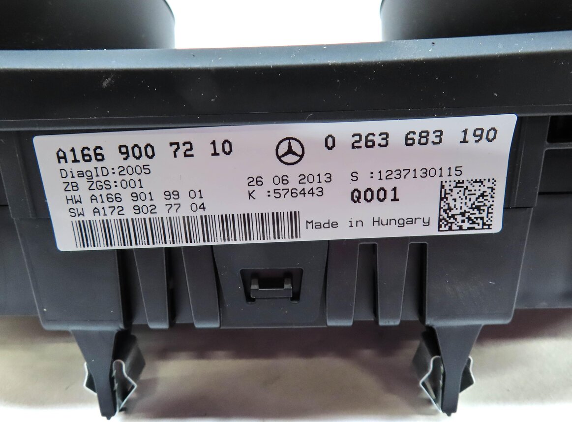 Thumbnail 7: 2014 MERCEDES GL450 GL550 ML350 ML550 (W166 X166) SPEEDOMETER w/ ADAPTIVE CRUISE