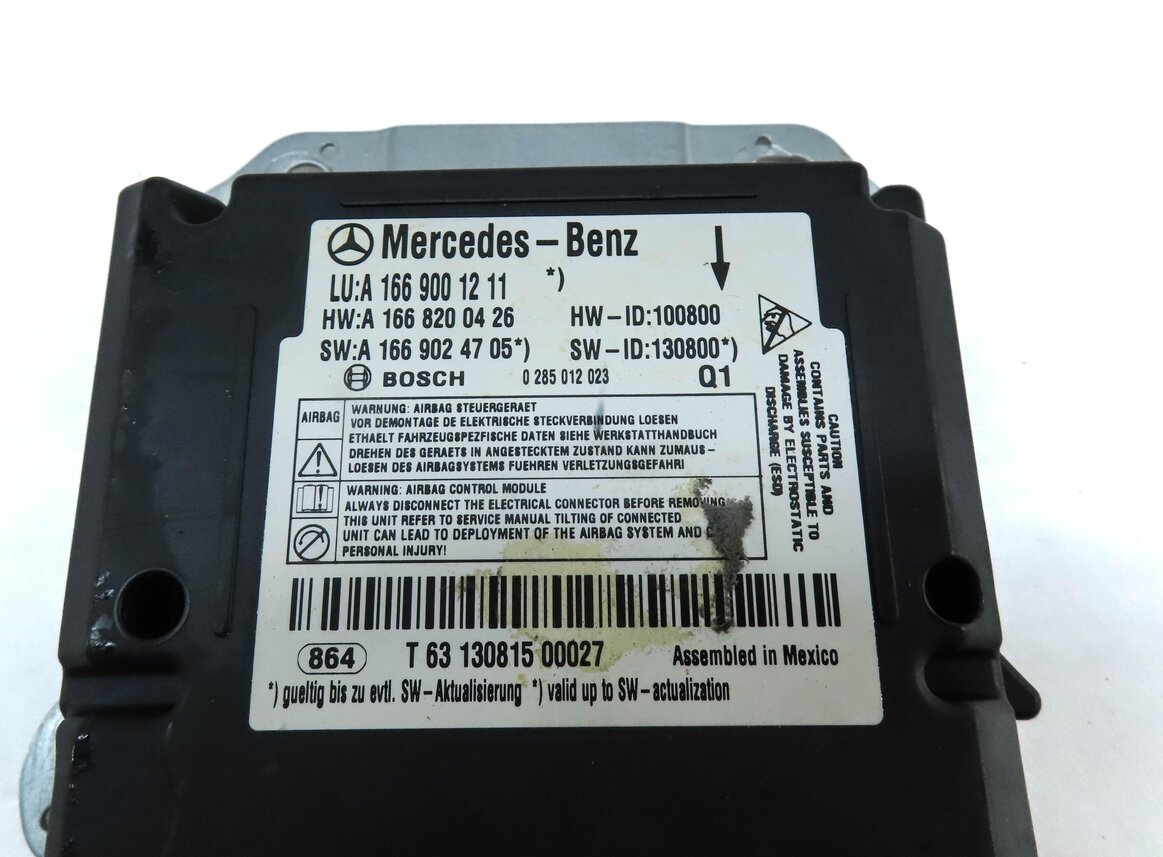Thumbnail 4: 2013-2014 MERCEDES G550 G63 GL350 GL450 GL550 ML350 ML550 ML63 - SRS BAG MODULE