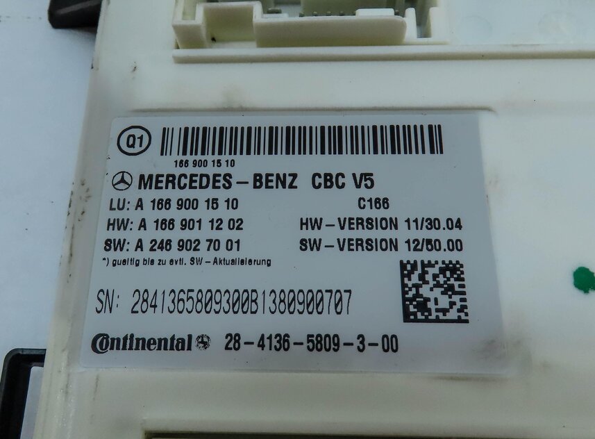 Thumbnail 4: 2014-2016 MERCEDES GL ML CLASS (W166 X166) FRONT SIGNAL ACQUISITION MODULE SAM
