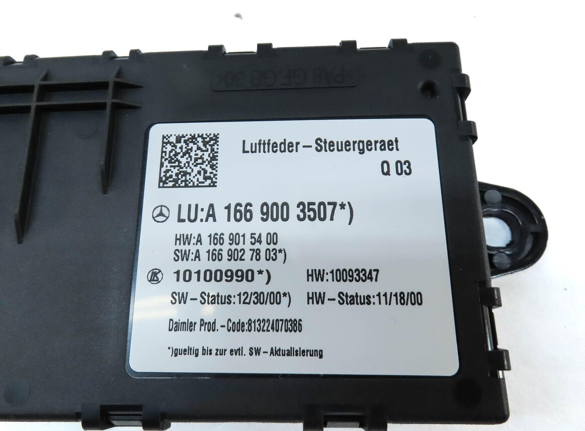 Thumbnail 4: 2014 MERCEDES GL550 (X166) AIR SUSPENSION CONTROL MODULE 1669003507