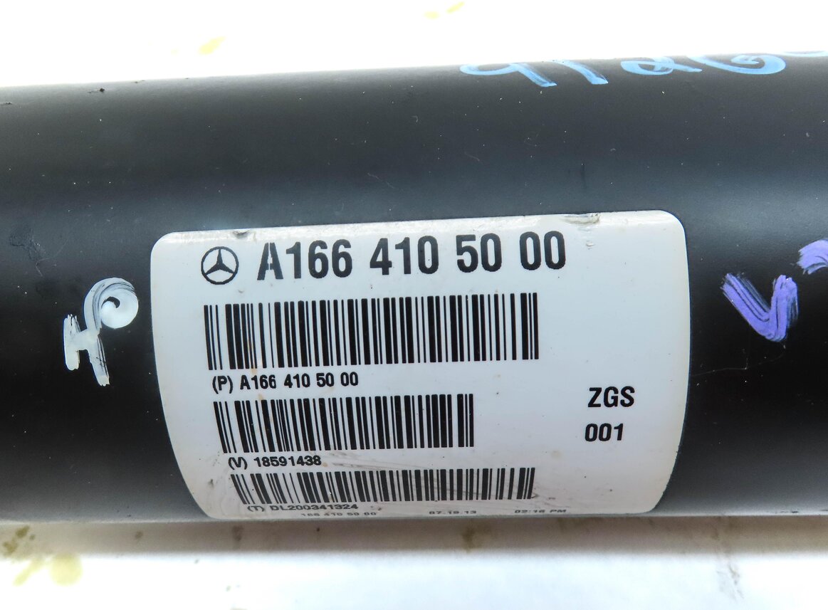 Thumbnail 6: 2014-2016 MERCEDES GL450 GL550 (X166) REAR DRIVESHAFT DRIVELINE DRIVE LINE SHAFT