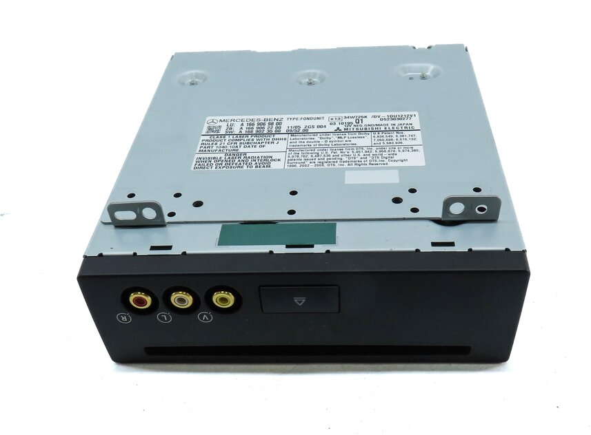 Thumbnail 5: 12-16 E GL GL GL ML ML W166 W212 X166 REAR ENTERTAINMENT DVD DISC PLAYER READER