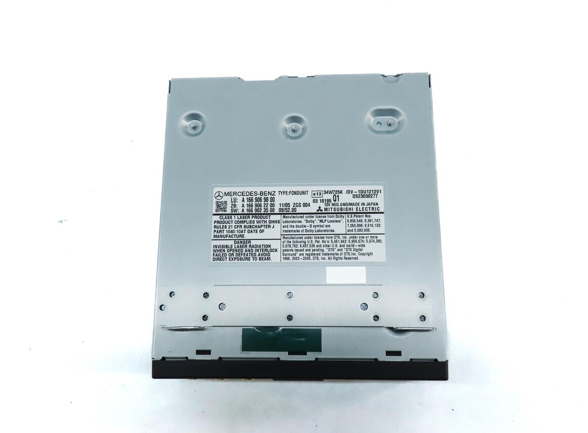 Thumbnail 6: 12-16 E GL GL GL ML ML W166 W212 X166 REAR ENTERTAINMENT DVD DISC PLAYER READER