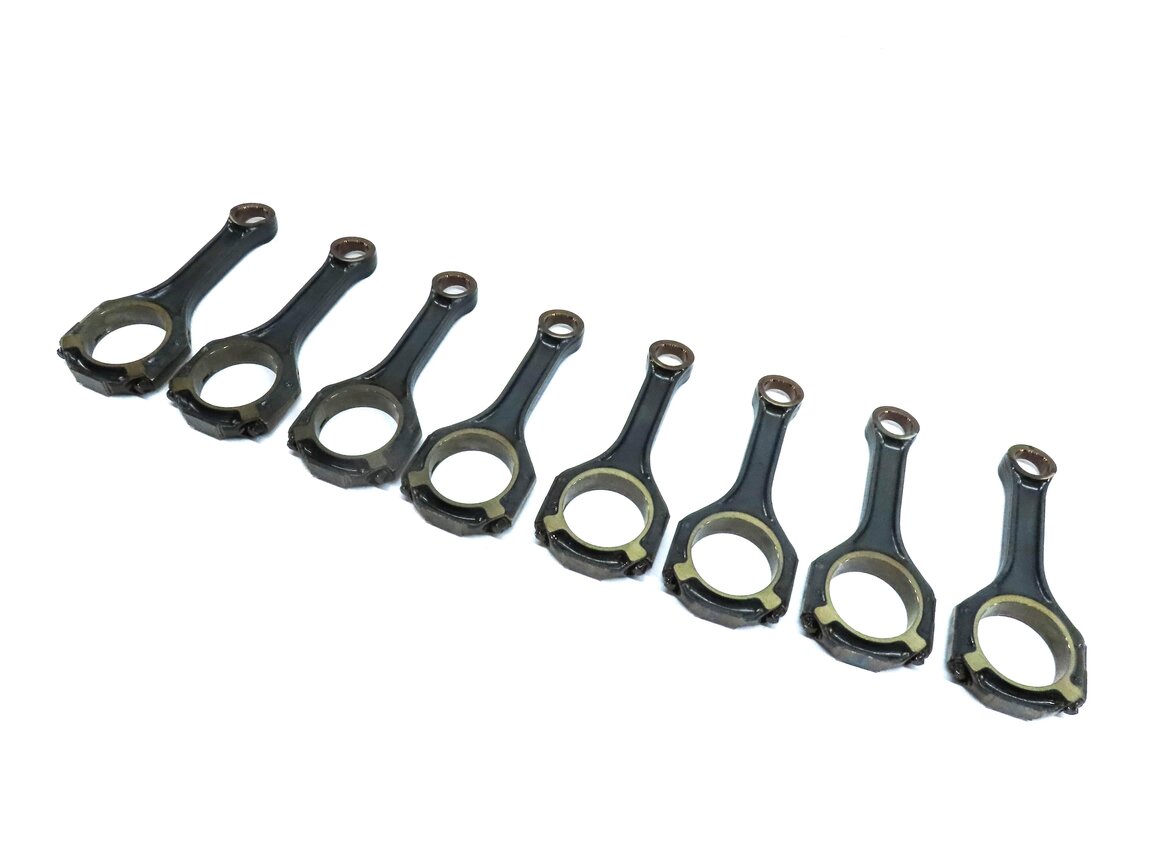2014 MERCEDES GL550 (X166) 4.6L TURBO M278 ENGINE PISTON CONNECTING ROD SET 8