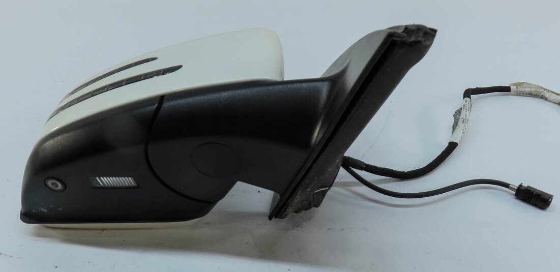 Thumbnail 10: 13-16 MERCEDES GL-CLASS (X166) RIGHT HEATED AUTODIM CAMERA DOOR MIRROR (WHITE)