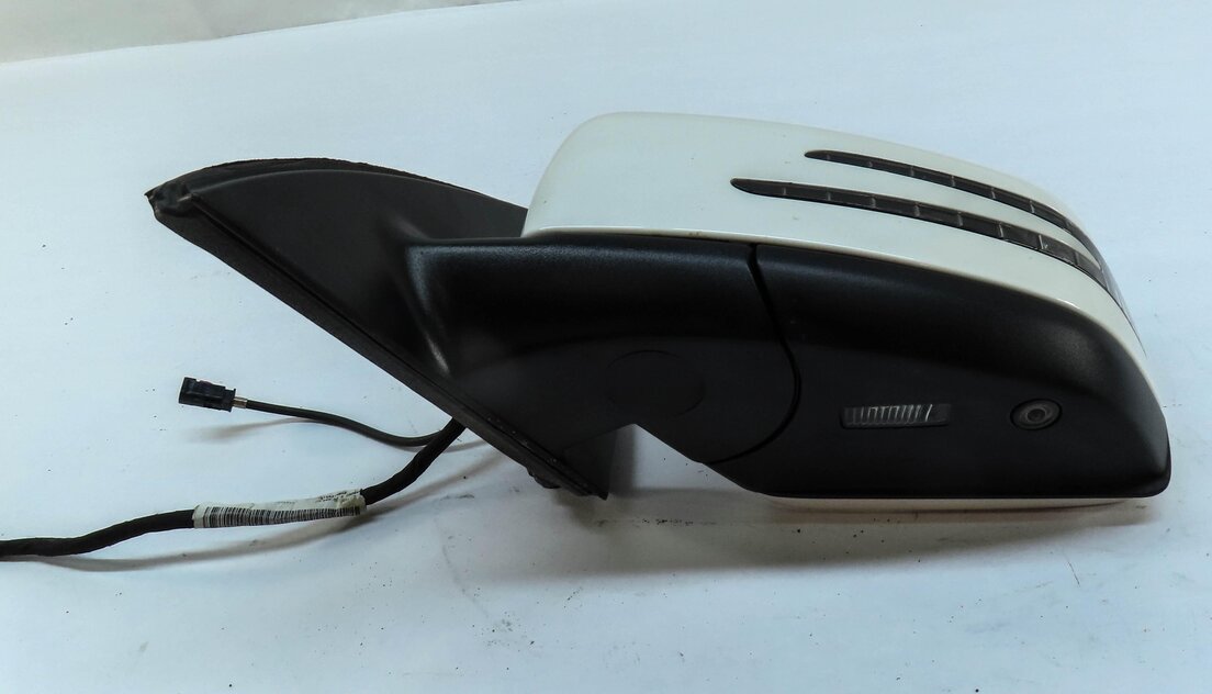 Thumbnail 10: 13-16 MERCEDES GL-CLASS (X166) LEFT HEATED AUTODIM CAMERA DOOR MIRROR (WHITE)