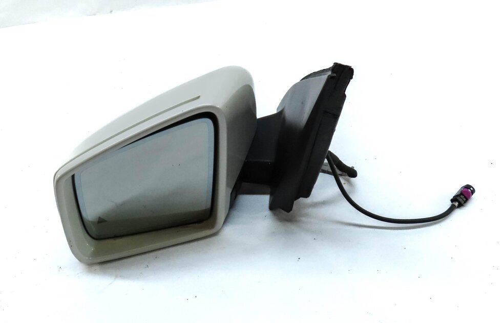 Thumbnail 6: 13-16 MERCEDES GL-CLASS (X166) LEFT HEATED AUTODIM CAMERA DOOR MIRROR (WHITE)