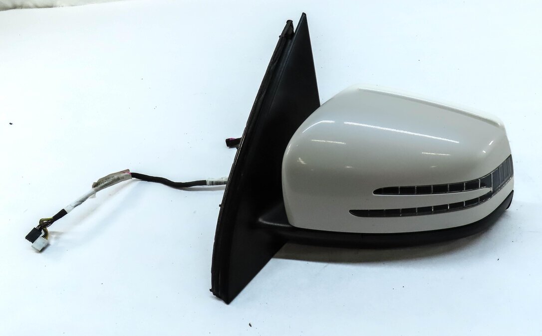 Thumbnail 9: 13-16 MERCEDES GL-CLASS (X166) LEFT HEATED AUTODIM CAMERA DOOR MIRROR (WHITE)