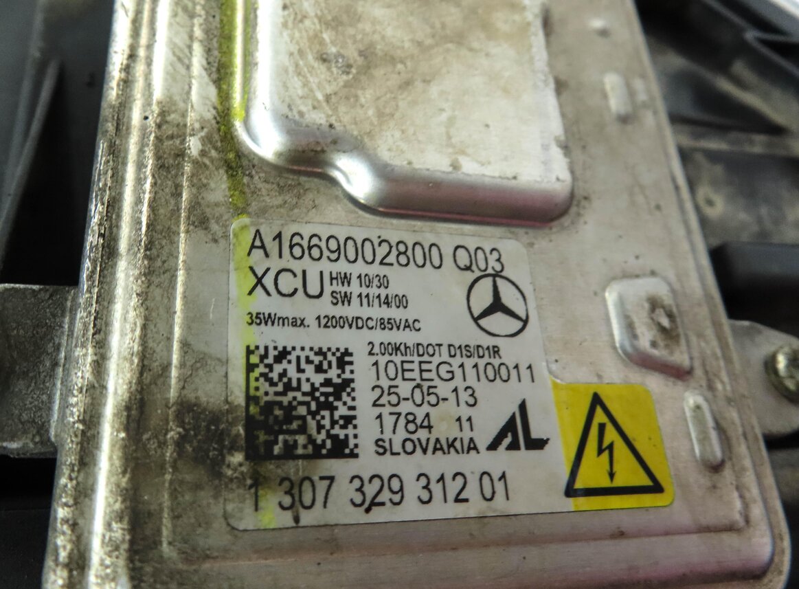 Thumbnail 7: 13-15 GL X166 FRONT RIGHT PASSENGER XENON NIGHT VISION HEADLIGHT HEAD LIGHT LAMP