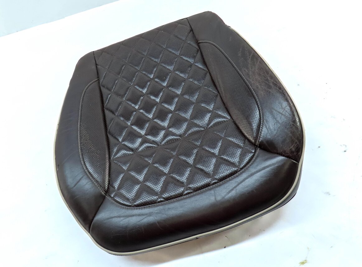 Thumbnail 3: 14 GL550 X166 FRONT LEFT LOWER HEATED VENTED MASSAGE SEAT CUSHION DESIGNO BROWN
