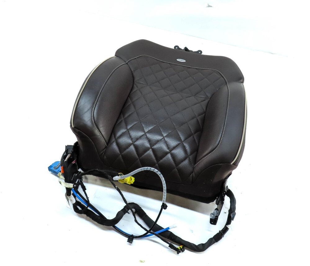 Thumbnail 1: 14 GL550 X166 FRONT RIGHT UPPER HEATED VENTED MASSAGE SEAT CUSHION DESIGNO BROWN