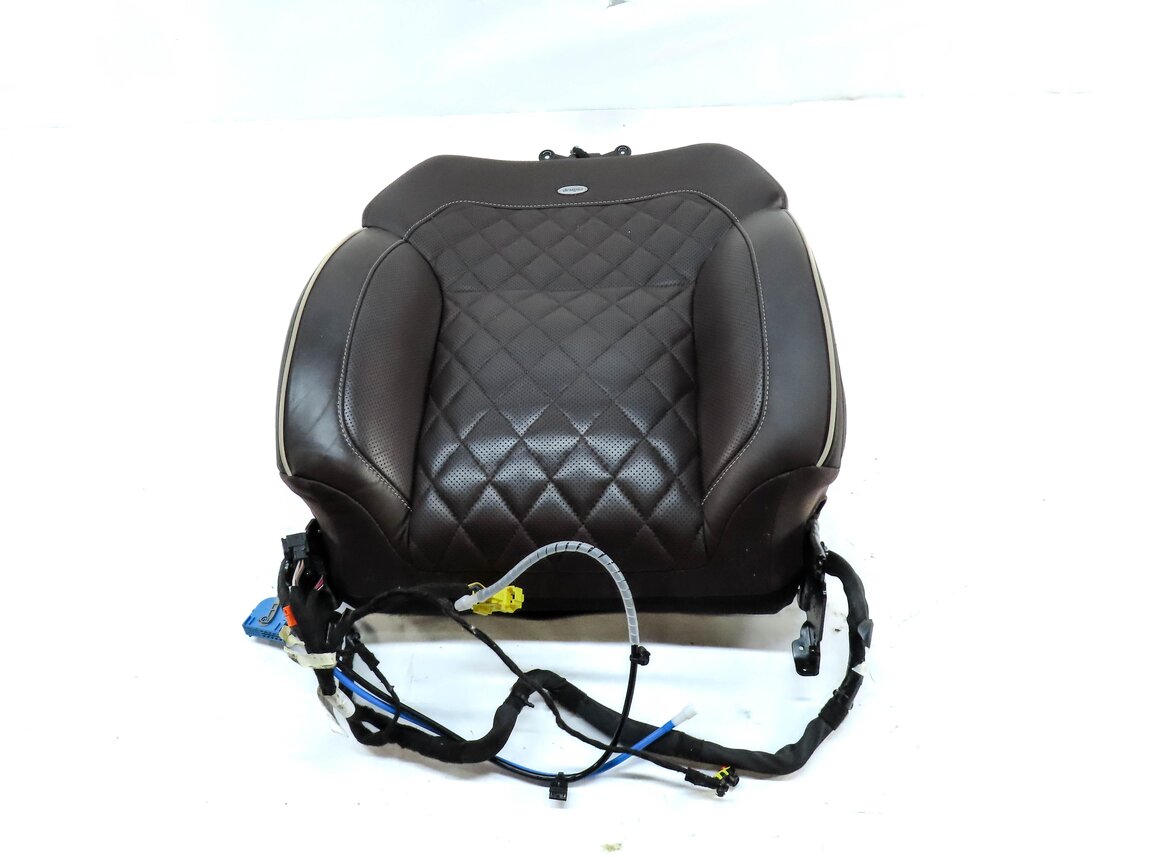 Thumbnail 2: 14 GL550 X166 FRONT RIGHT UPPER HEATED VENTED MASSAGE SEAT CUSHION DESIGNO BROWN