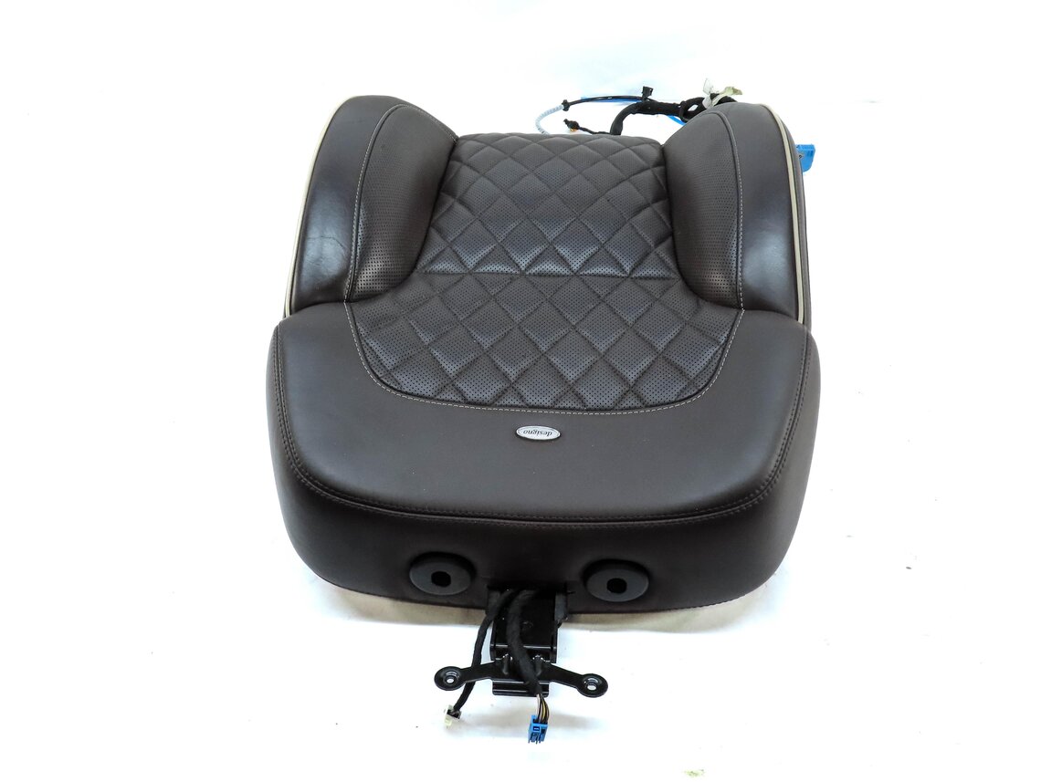 Thumbnail 6: 14 GL550 X166 FRONT RIGHT UPPER HEATED VENTED MASSAGE SEAT CUSHION DESIGNO BROWN