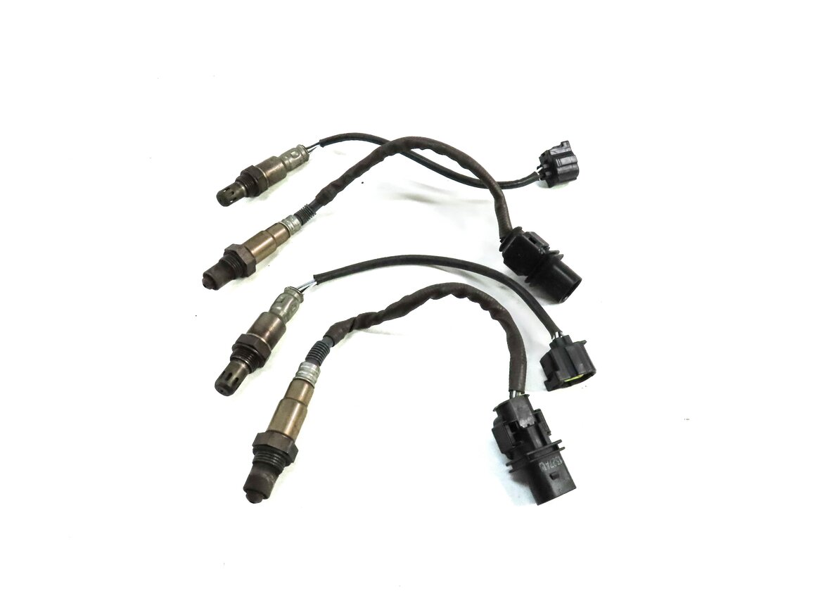 Thumbnail 2: 2014 MERCEDES GL550 (X166) 4.6L TURBO ENGINE PRE POST CAT O2 OXYGEN SENSOR SET4