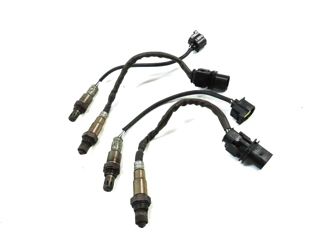 Thumbnail 3: 2014 MERCEDES GL550 (X166) 4.6L TURBO ENGINE PRE POST CAT O2 OXYGEN SENSOR SET4