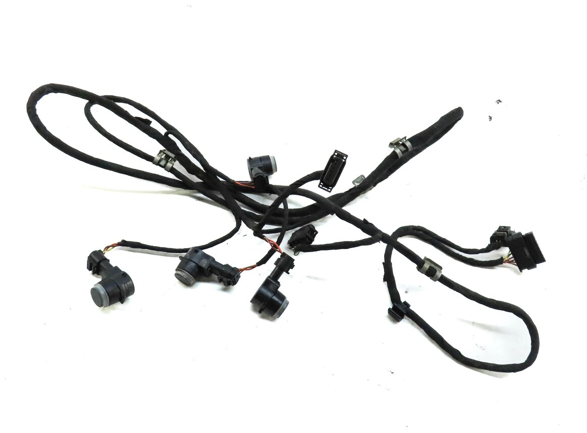 2014 MERCEDES GL550 (X166) FRONT PARK ASSIST PDC SENSOR SET4 (BLACK) w/ HARNESS