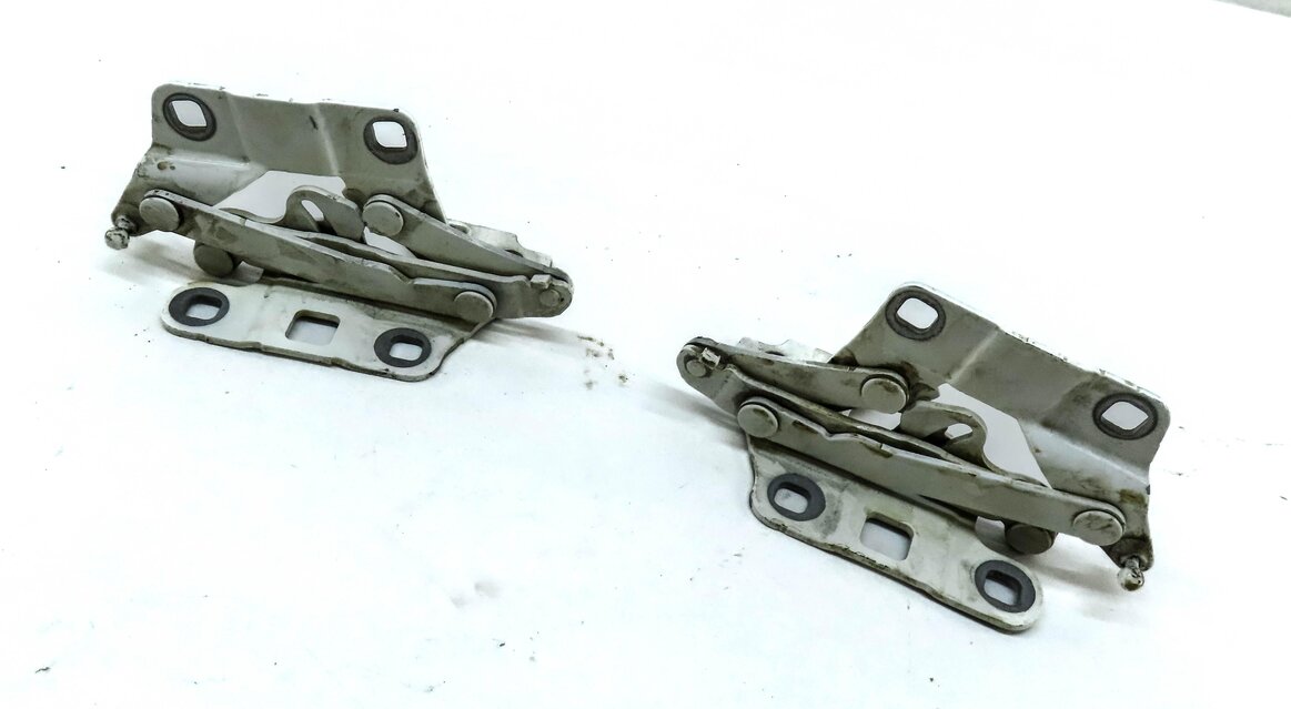 2012-2019 MERCEDES GL ML CLASS (W166 X166) FRONT HOOD HINGE SET (DIAMOND WHITE)