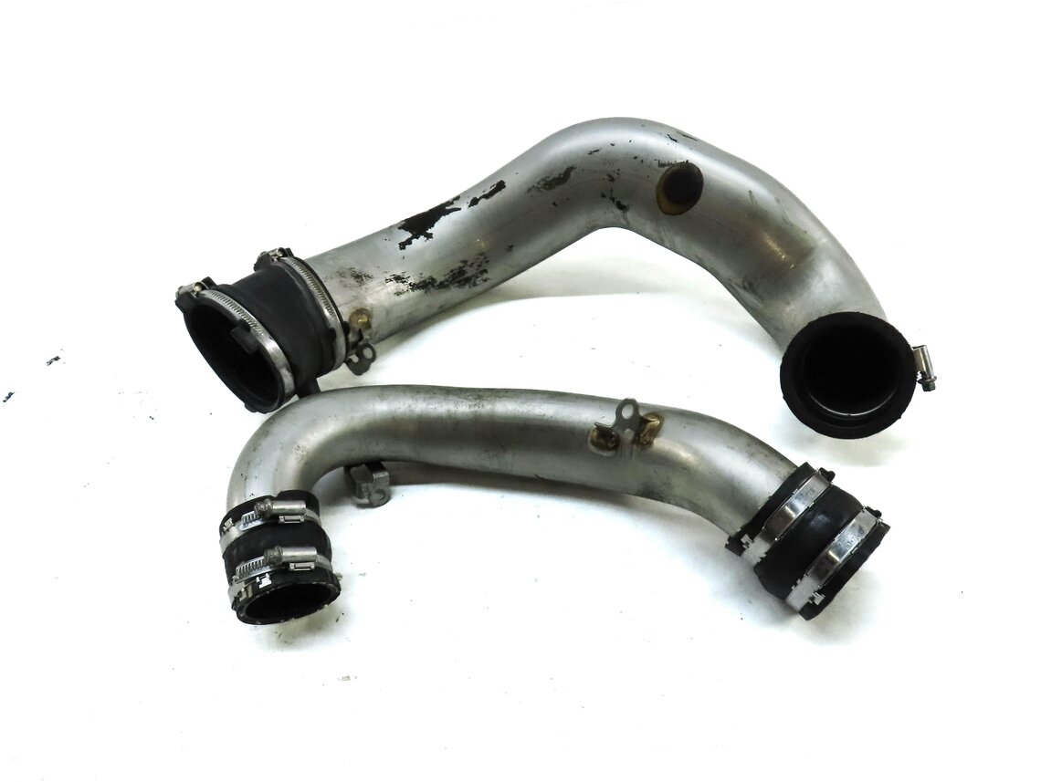 Thumbnail 2: 2014 MERCEDES GL550 (X166) 4.6L TURBO M278 ENGINE LEFT AIR INTAKE PIPE SET 2