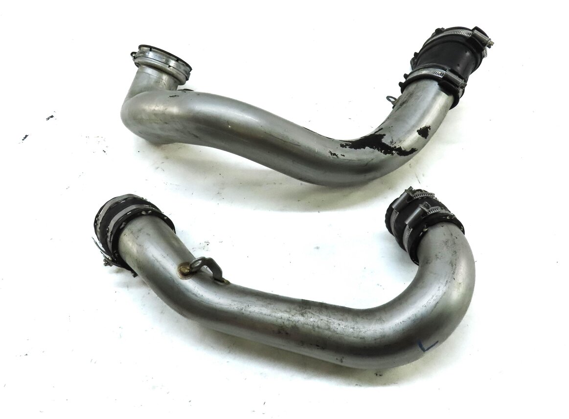 Thumbnail 4: 2014 MERCEDES GL550 (X166) 4.6L TURBO M278 ENGINE LEFT AIR INTAKE PIPE SET 2