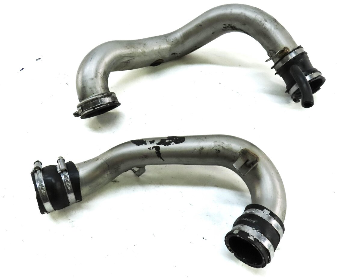 Thumbnail 5: 2014 MERCEDES GL550 (X166) 4.6L TURBO M278 ENGINE LEFT AIR INTAKE PIPE SET 2