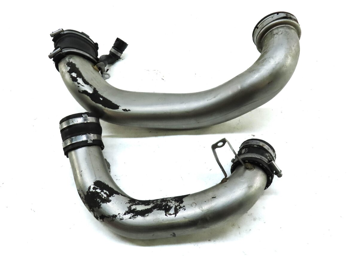 Thumbnail 4: 2014 MERCEDES GL550 (X166) 4.6L TURBO M278 ENGINE RIGHT AIR INTAKE PIPE SET 2