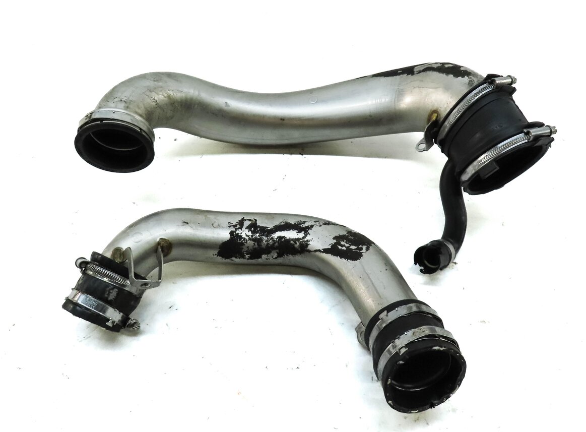Thumbnail 5: 2014 MERCEDES GL550 (X166) 4.6L TURBO M278 ENGINE RIGHT AIR INTAKE PIPE SET 2