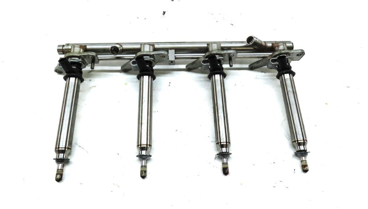 Thumbnail 11: 2014 MERCEDES GL550 (X166) 4.6L TURBO M278 ENGINE FUEL INJECTOR SET 8 w/ RAILS