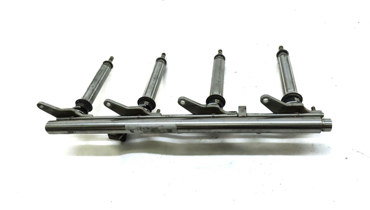 Thumbnail 7: 2014 MERCEDES GL550 (X166) 4.6L TURBO M278 ENGINE FUEL INJECTOR SET 8 w/ RAILS